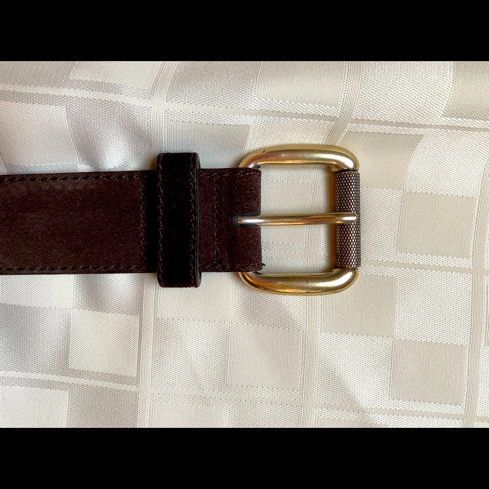 Men’s Suede Cole Haan belt